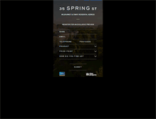 Tablet Screenshot of 35springst.com